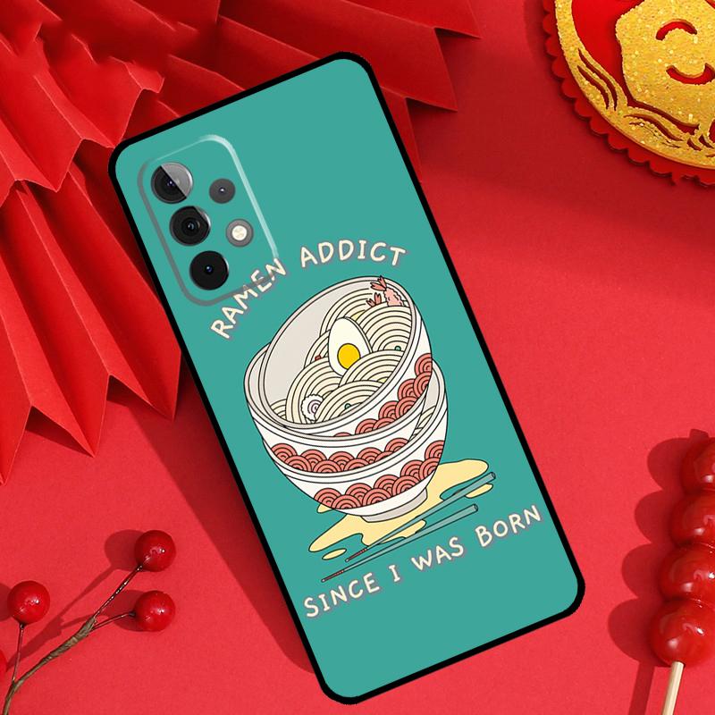 Eating Ramen Noodle Lovers Case For Samsung Galaxy M13 M14 M12 M11 M15 M06 M16 M36 M56 M31 M53 M32 M52 M35 M55 M34 M54
