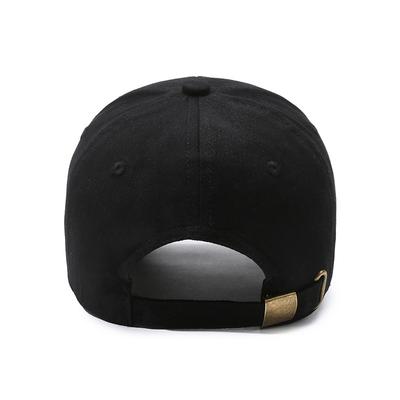 Baseball Cap Female Black Letter Embroidery Hard Top Cap Outdoor Casual Breathable Shade Sun Protection Cap Male