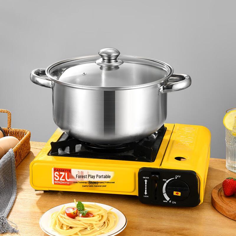 Stainless Steel Soup Pot with Lid