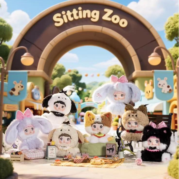 SUREFUN Nommi Glutinous Rice Kid Zoo Silicone Plush Pendant Blind Box New Year Gift
