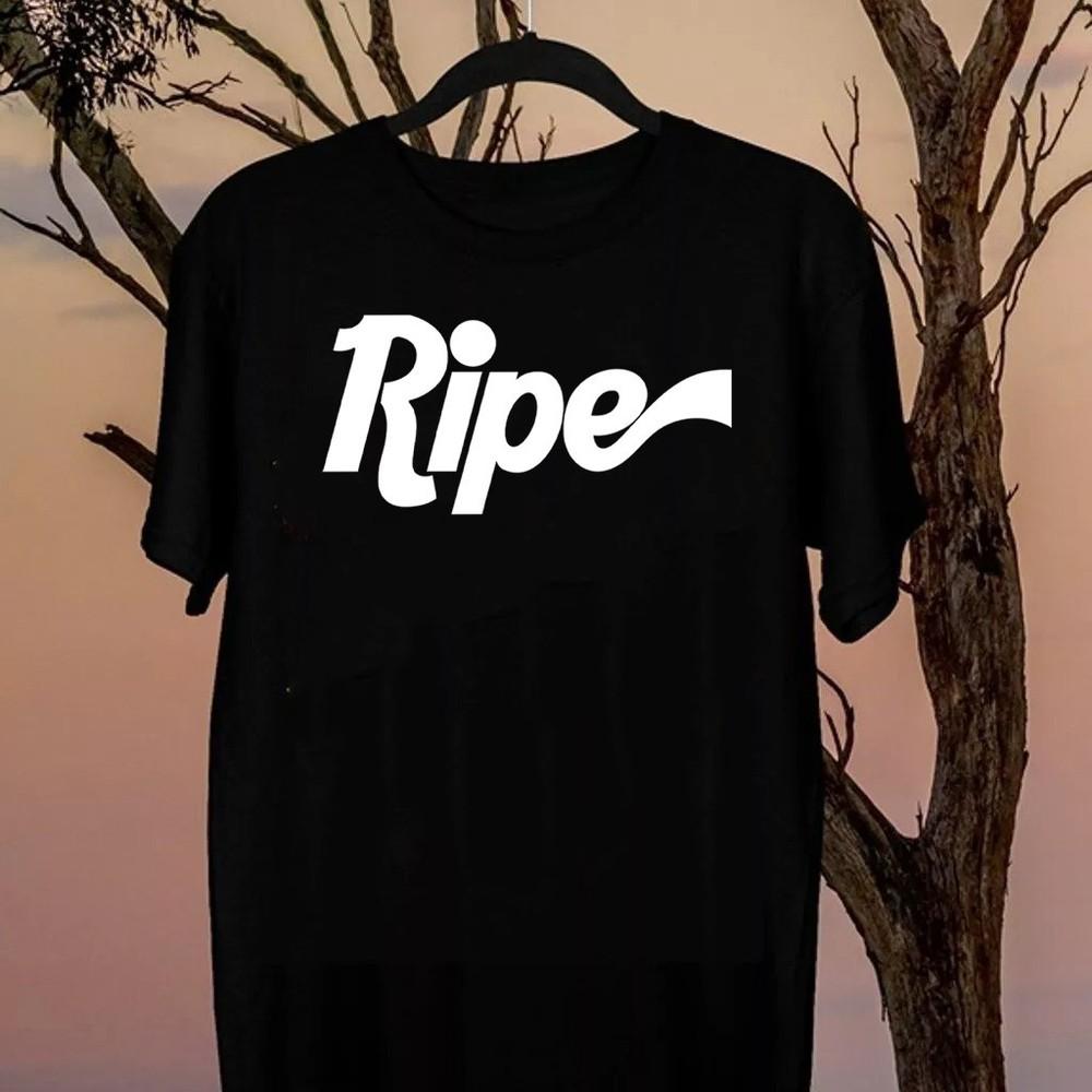 ripe band logo black color shirt Cotton Tee Gift for fAN FN1720 Unisex T-Shirt