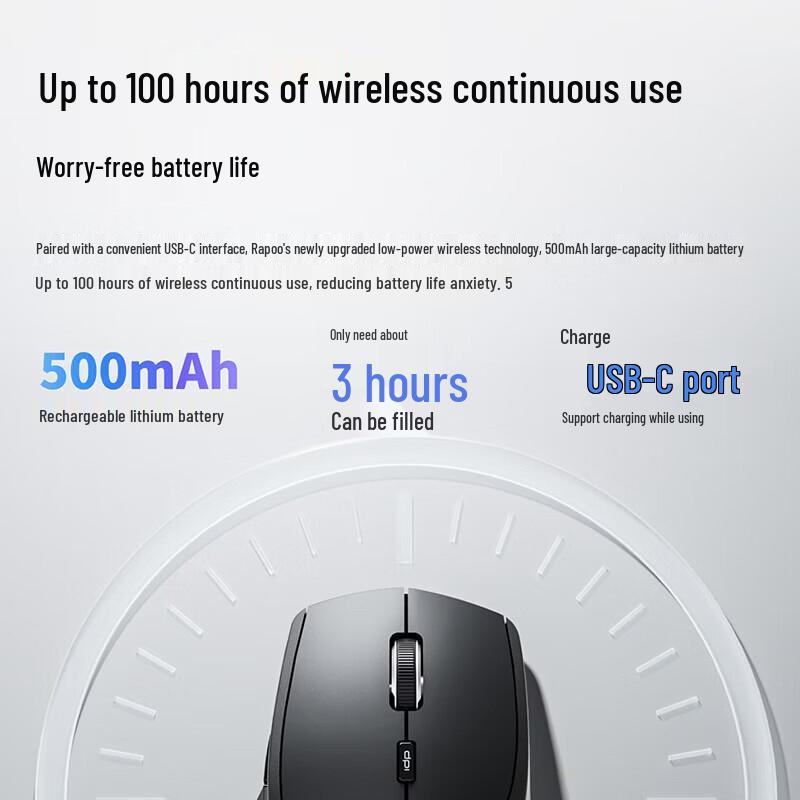 Rapoo MT550 Upgraded Multi-mode Wireless Mouse
