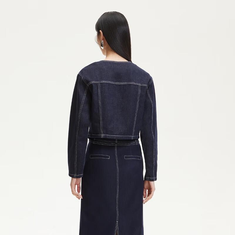 Veromoda Retro Washed Denim Short Jacket