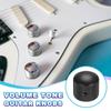 uxcell Set Metal Guitar Knobs Inch Universal Volume Tone Audio Control Dome Knobs Bass Speed Control Shaft Knobs Guitar Bass Accessories Wrench
