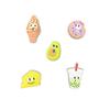 LED Dessert Style Flower Charms for Crocs - Flashing Shoe Decorations