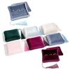Tassels Jewelry Packing Bag Rings Necklace Earrings Storage Case Simple Square Jewelry Box  Gift