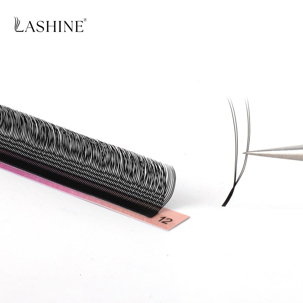 LASHINE U Shape YY Eyelash Extensions 12 Rows 0.07mm C/D Curl Mixed Length 8–14mm Premium Soft Handmade False Eyelashes