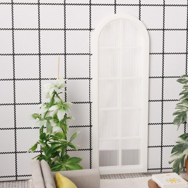 Plastic Miniature Doll House Window Frame For Creative Doll Accessories Photo Props
