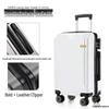 Kangaroo Leather Travel Suitcase - Durable, Large Capacity for Men, Women, and Students with Password Lock and Trolley Wheels.