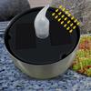 Solar Candle Light Flameless Led Night Lights Stainless Steel Waterproof Lawn Light Outdoor Garden Birthday Party Decor