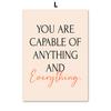 Poster e stampe femministe Girl Power Empowered Equality Nordic Wall Art Canvas Painting Immagini murali per l'arredamento del soggiorno