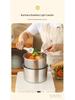 Multifunctional Mini Deep Fryer & Milk Pot with Frying Basket