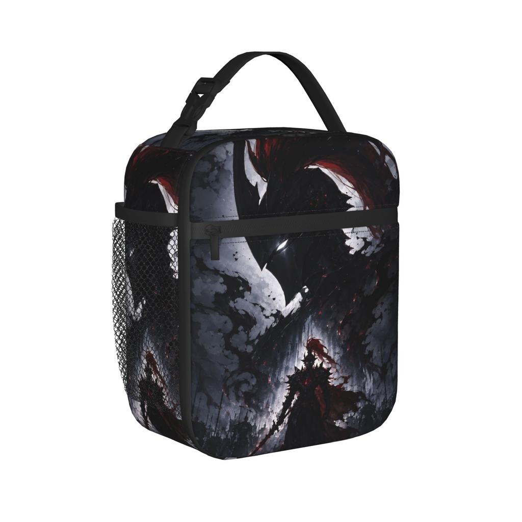 Eldened Ringed Merch Insulated Lunch Bag For Work Food Box Portable Thermal Cooler Bento Box