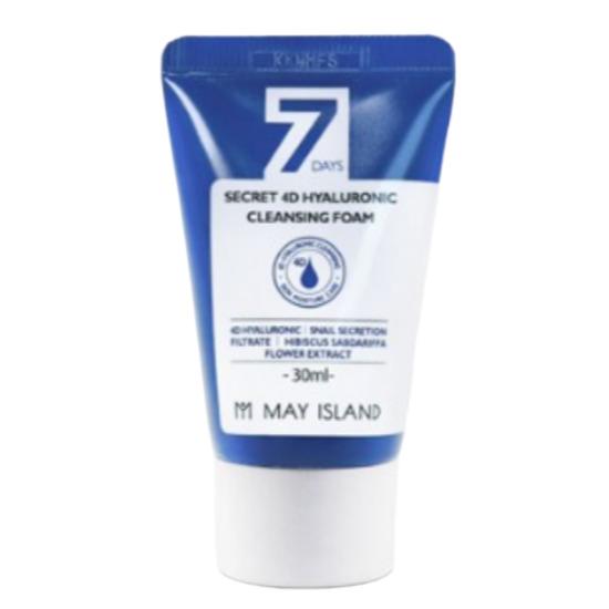 [MAY ISLAND] 7Days Secret 4D Hyaluronic Cleansing Foam 30ml 7Days Secret 4D Hyaluronic Cleansing Foam  1