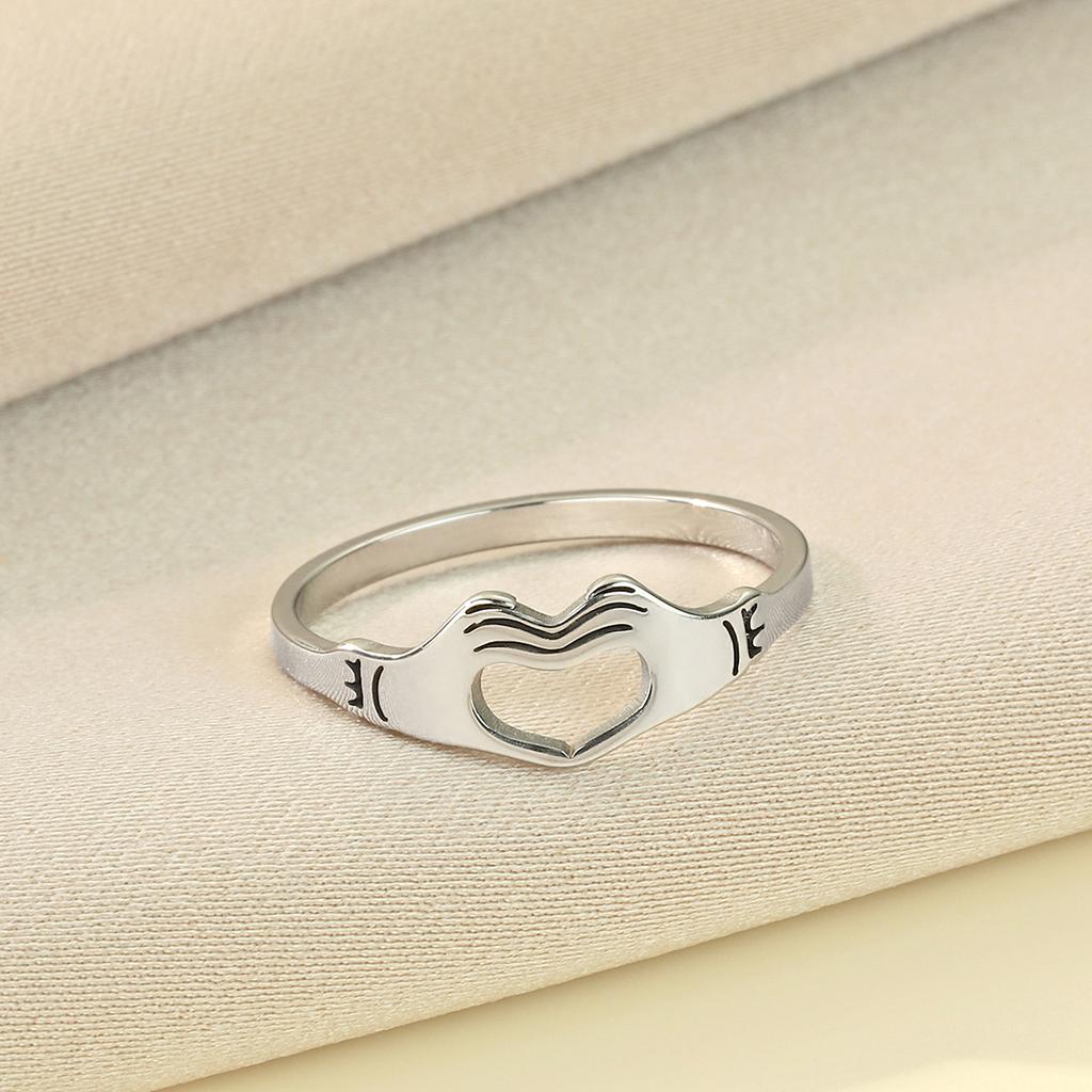 Kinitial Stainless Steel Scissors Egypt Eye of Ra Ghost Bee Gun Finger Knuckle Ring Women Wedding Party Jewelry Birthday Gift