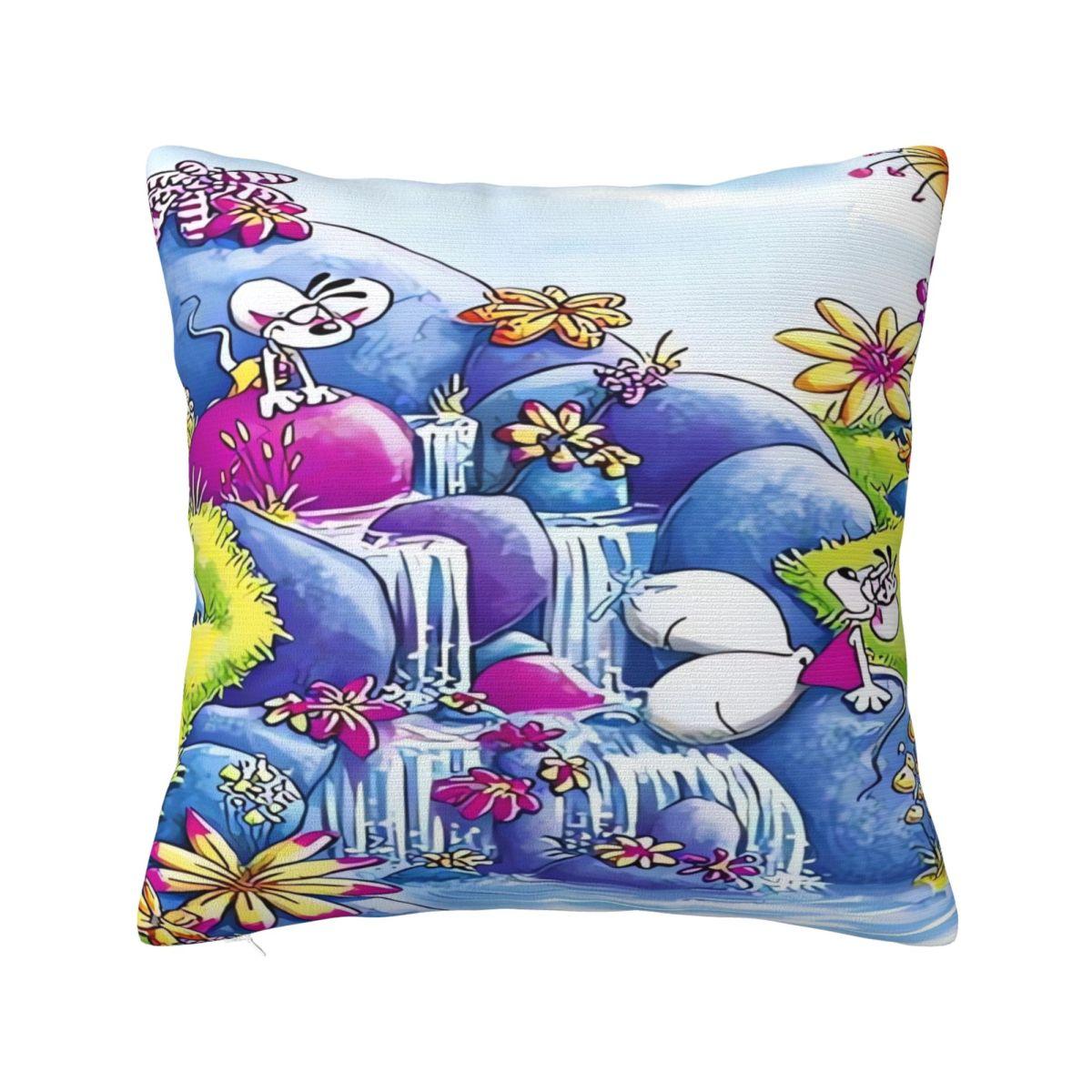 Милая Наволочка с Принтом Diddl Diddlina Kawaii Мягкая Графическая Наволочка Наволочки Для Дивана Домашний Декор 30cmx30cm