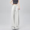 Sweatpants women's summer thin 2026 new high waist drape wide leg pants spring and autumn lulu god pants casual sweatpants