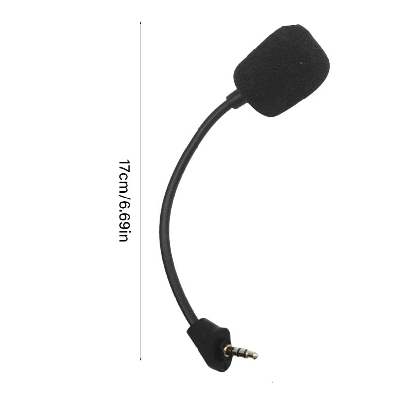 Replacement For Cloud Headsets 3.5mm Detachable Unidirectional Game Boom Microphones