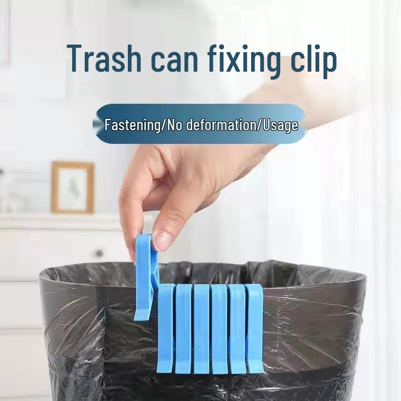 Trash Can Edge Anti-Slip Bag Fixing Clip