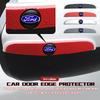 4PCS Car Emblem Door Edge Anti-collision Bumper Strip Protect Stickers For Mk2 Mk3 Ranger Mondeo Mk4 S-MAX Kuga Mustang