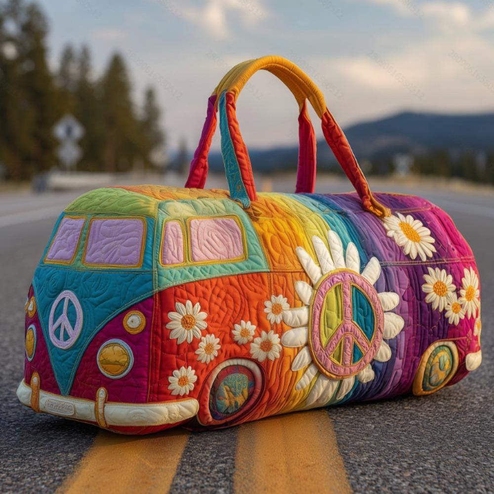 Regulējama siksna, stepēta duffel soma, 3D