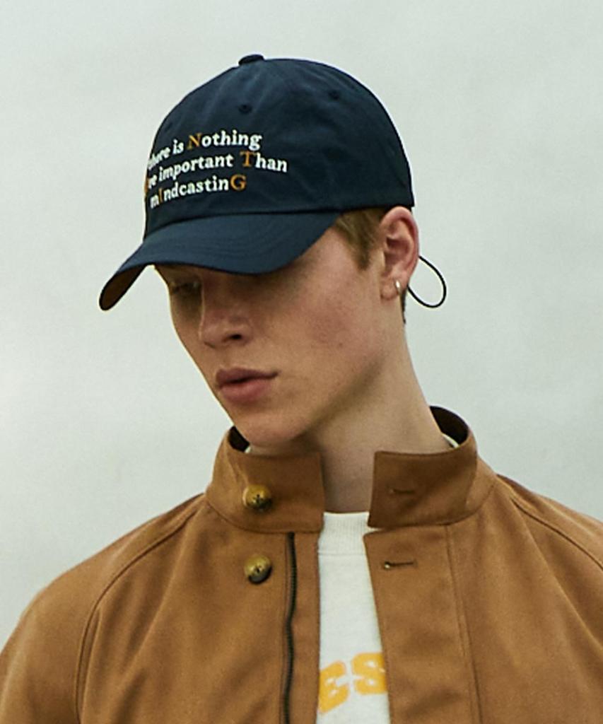 NOTIG Washed Logo Embroidered Ball Cap Black_Okg3Accp101K1
