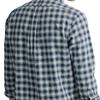 Polo Ralph Lauren Ss24 Green Checkered Pony Logo Embroidered Long Sleeve Shirt Men Shirts Navy-Blue 710758901-005