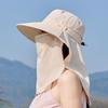 Summer Hats For Women Sun Hat Uv Protection With Mask Shawl Outdoor Sunscreen Bucket Hat Thin Sunhat Casual Sunshade New