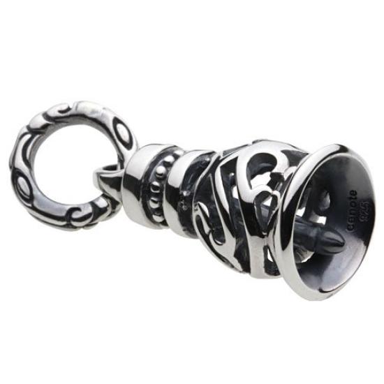 [Cenote] Ciondolo Campanella Tribale a Dondolo [Accessorio in Argento] p0541