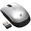 OHM Electric Silent Wireless Blue W X H X Mouse, LED, Small, Silver, PC-SMWBS31, 01-3597 (approx. 1.75" 1.1" 3.3" D)