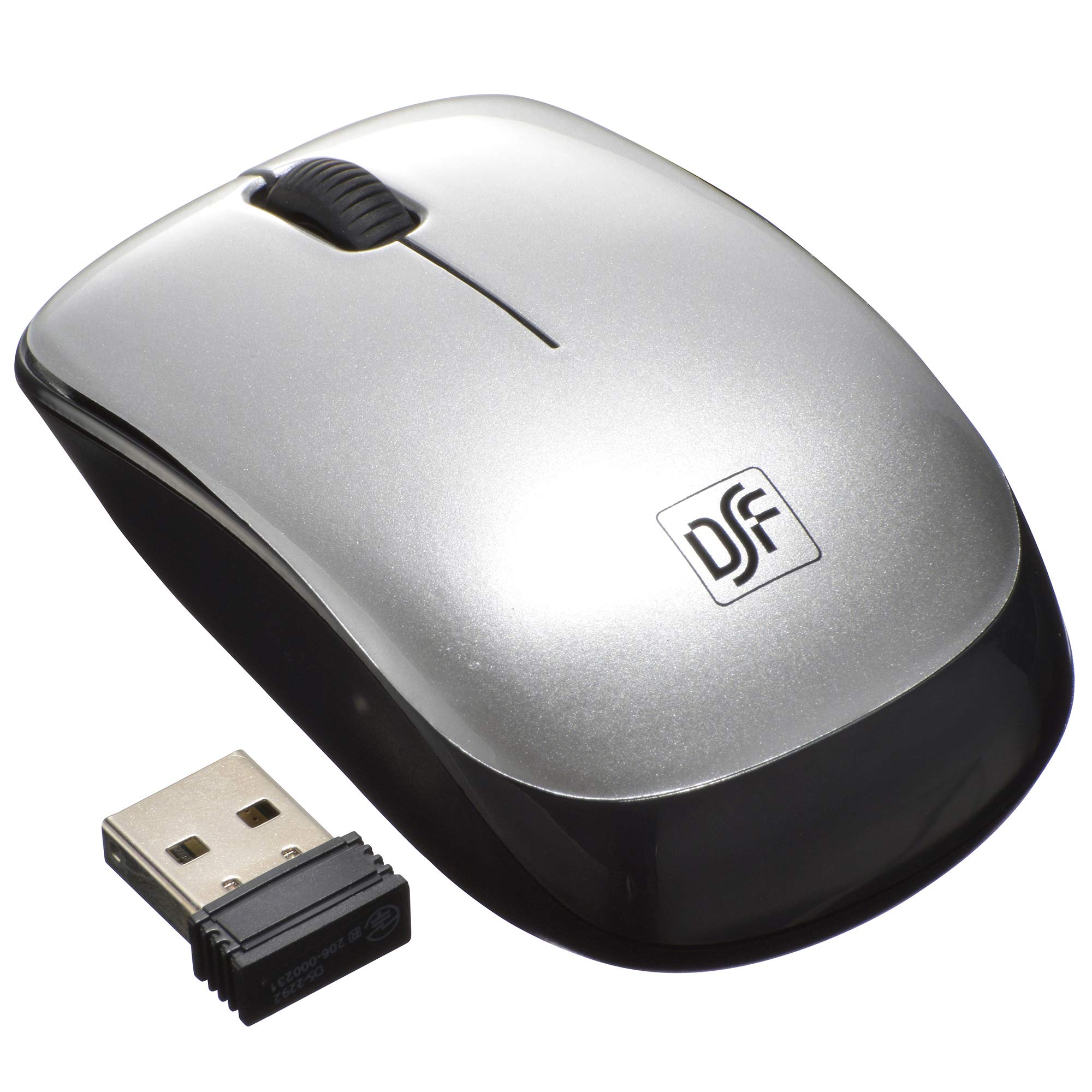 

Ohm Electric Quiet Wireless Mouse Blue LED S Size Silver S Width 48 x Height 28 x Depth 81mm (OHM) PC-SMWBS31 01-3597 (Approx.)