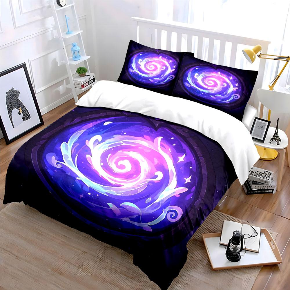 Fantasy Galaxy Art Decoration Set Soft Comfortable Duvet Cover Bedding Set Included 1*Duvet Cover & 2*Pillowcases, Gift