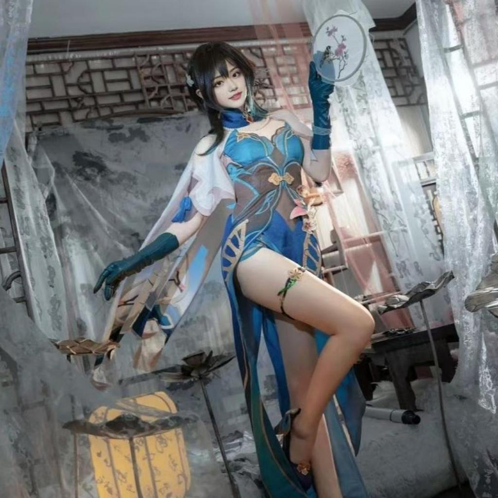 Rruan Mei Cosplay Costume Honkai Star Rail Carnival Uniform Anime Halloween Costumes Game