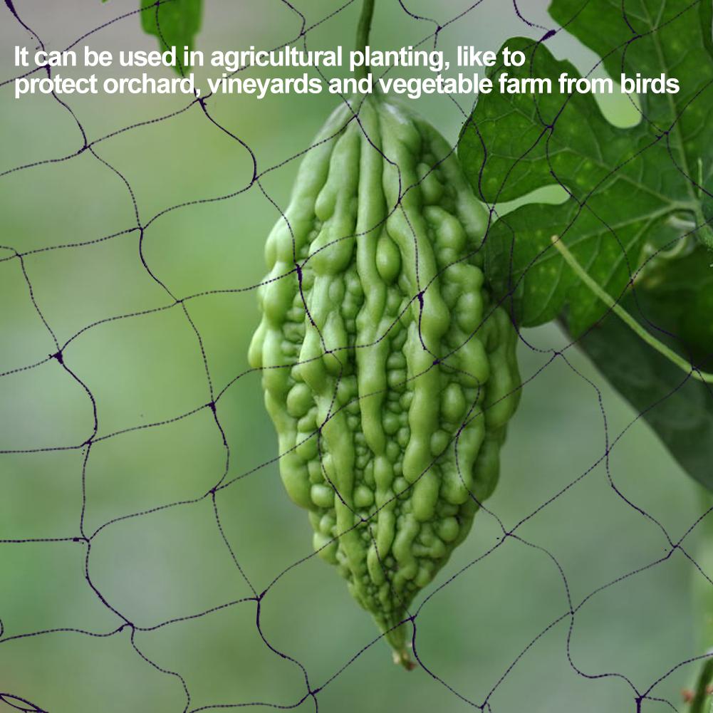 Plasă anti-păsări, 50 x 100FT, pentru grădină, plante, pomi fructiferi, protejare, plasă de prindere a vrăbiilor
