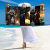 DARK SOULS Print Beach Towel, Large Soft Quick Dry Towel for Beach Camping Swimming