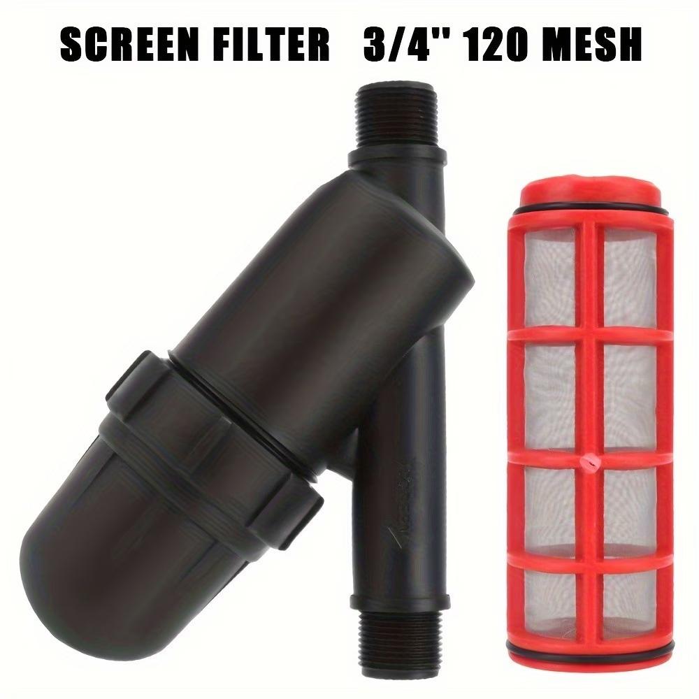 1pc Outdoor Plastic Water Filter Compatible Heavy-Duty Mesh Irrigation Water Purification System For Drip Irrigation Systems