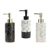 Ceramic Marble Lotion Dispenser 63mm Bottom Diameter Modern & Elegant for Bathroom & Kitchen Use Makeup Liquid Container