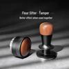Automatic Height-Adjusting 304 Stainless Coffee Tamper, Self-Weighted, Sizes 51/53/58mm