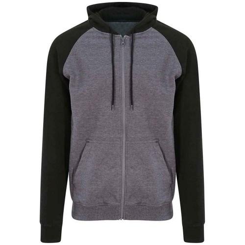 Awdis Unisex Adult Just Hoods Baseball Hoodie