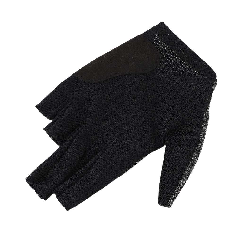 Pool Glove Left Hand Billiard Snooker Cue Sport Elastic 5 Finger Universal for Men Women Grey