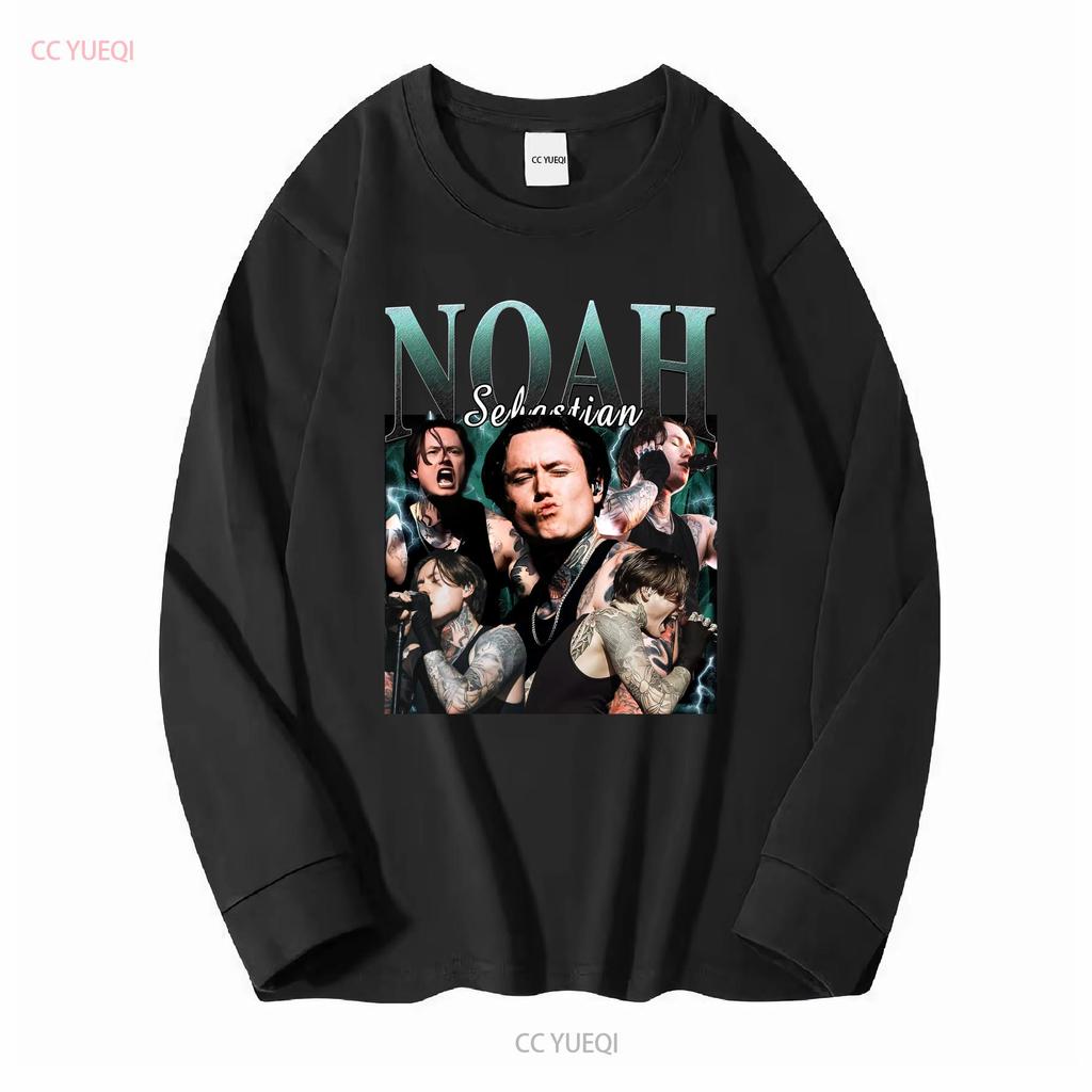 Noah Sebastian Tričko s vintage praním vintage prané Pohodlné Mírně homme grafické Unisex Strečové Stylové móda Měkké