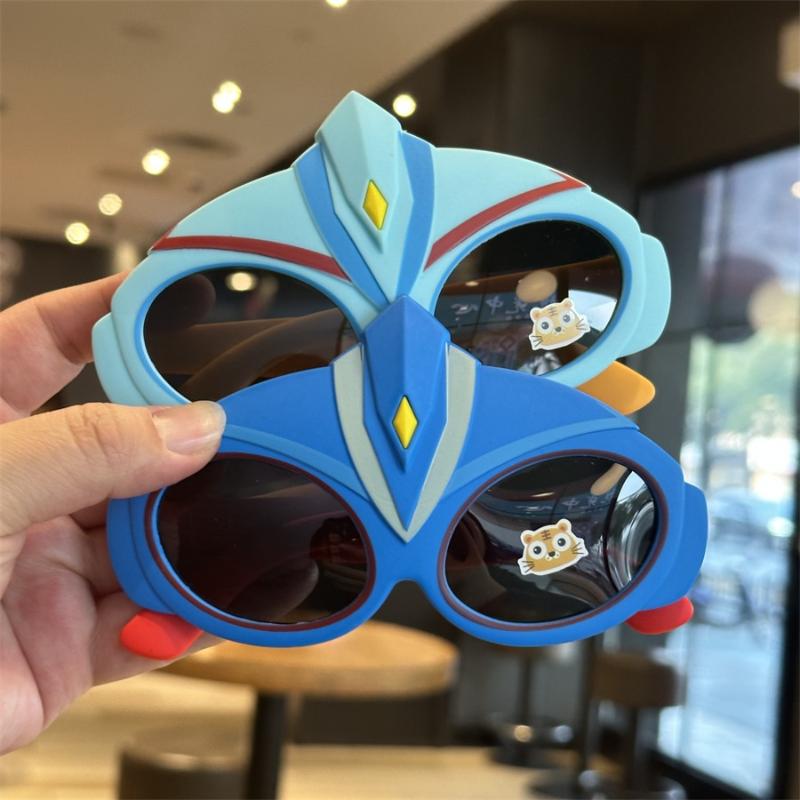 Children Sunglasses Cute Cool Sun Glasses Suitable For Ages 2-9 Integrated Glasses Sunglasses