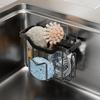 Sponge Holder for Kitchen Sink with Adhesive Hook Rustproof Stainless Steel Sink Caddy Kitchen Sink Organizer for Sponge Brush