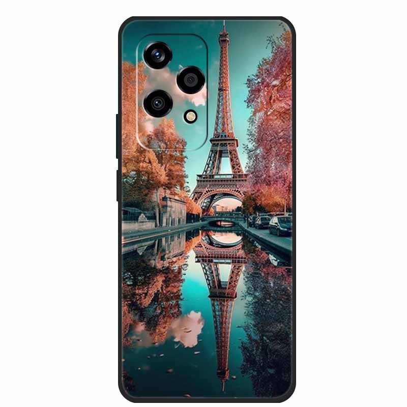 For Honor 200 Lite Cases Animals Soft TPU Painted Cat Phone Case Back Cover For Huawei Honor 200 Lite 5G Protection Bumper funda