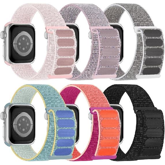 Nylon Strap For Apple Watch Band 44mm 40mm 45mm 41mm 38mm 42mm 46mm Bracelet Correa iwatch Serie 10 9 8 7 6 5 4 3 ultra 2 49mm 3