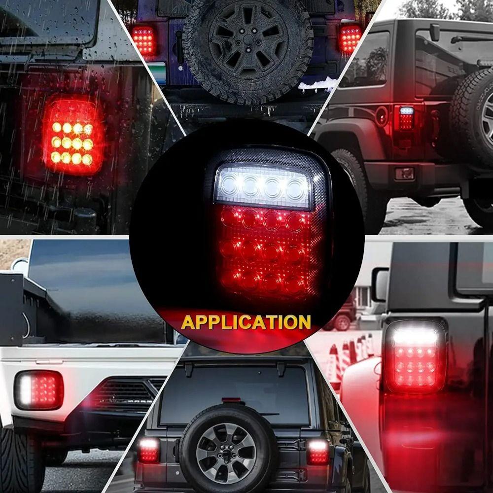 High Brightness Signal Tail Light Square Indicator Lamp Brake Light LED Marker Side Light  Boat