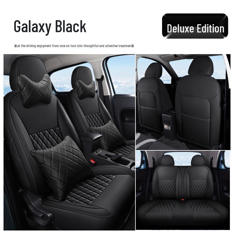 Universal Wear-Resistant Leather Seat Cushion for ORA Cars - Four Seasons Special Edition