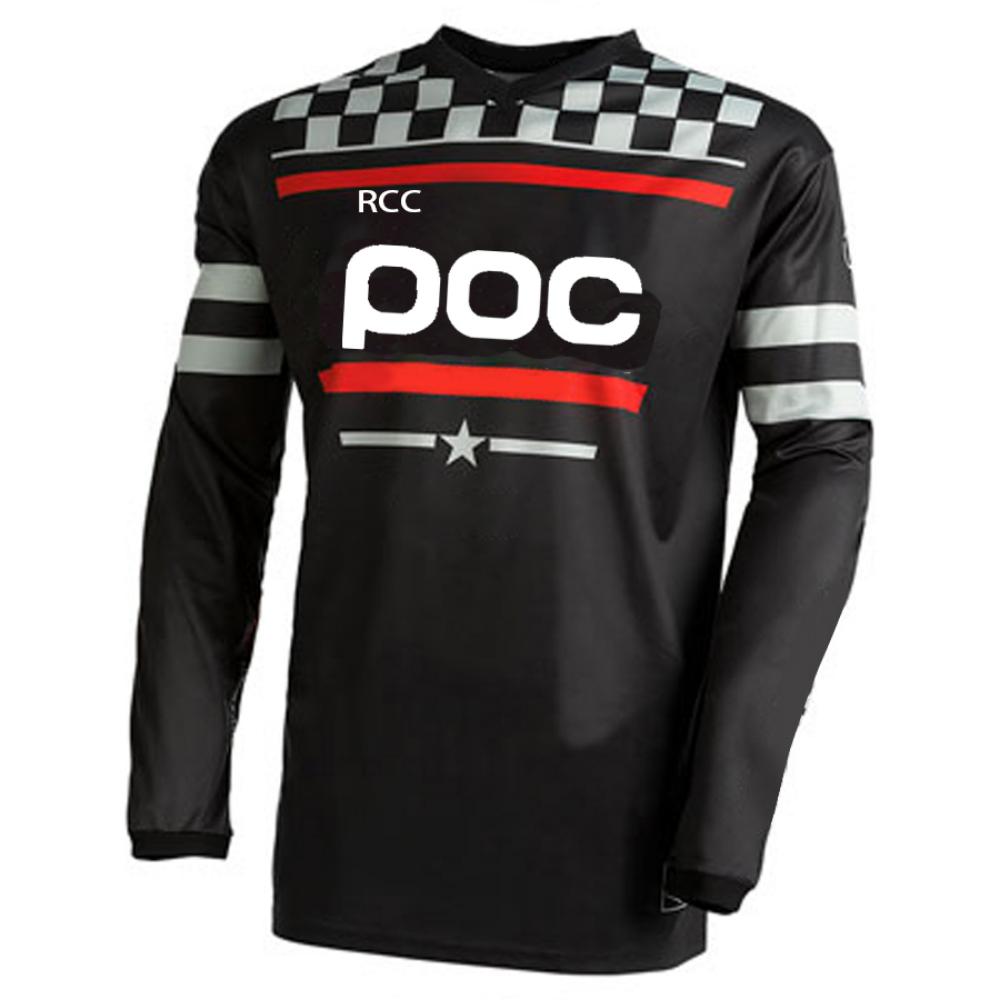 POC Men's Off-road Cycling Jersey Downhil Mountain Bike DH Shirt MX Motorcycle Long Sleeved T-shirt