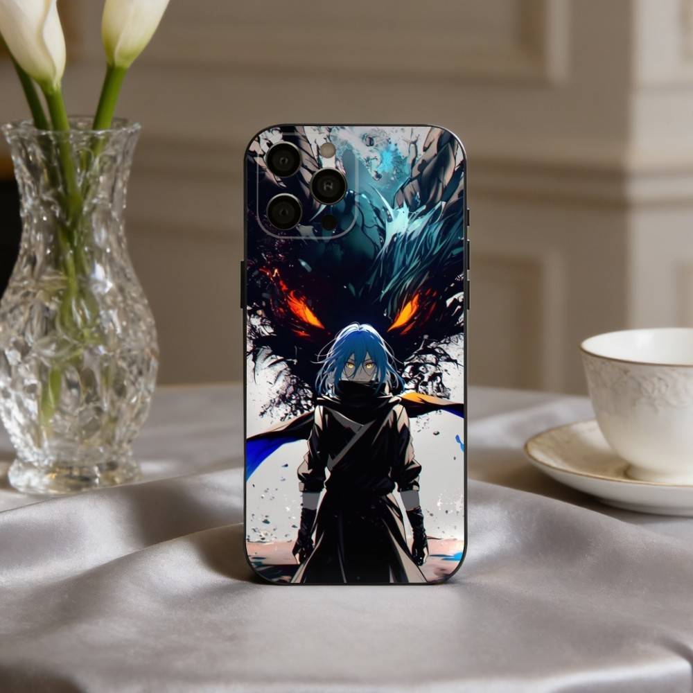R-Rimuru T-Tempest-T S-Slime Phone Case For iPhone 17pro, 16,15,14,13,12,11 X XR Plus,Others Soft Black Cover