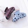 Tangli Flower Pattern Acetate Shark Hair Clip for Girls